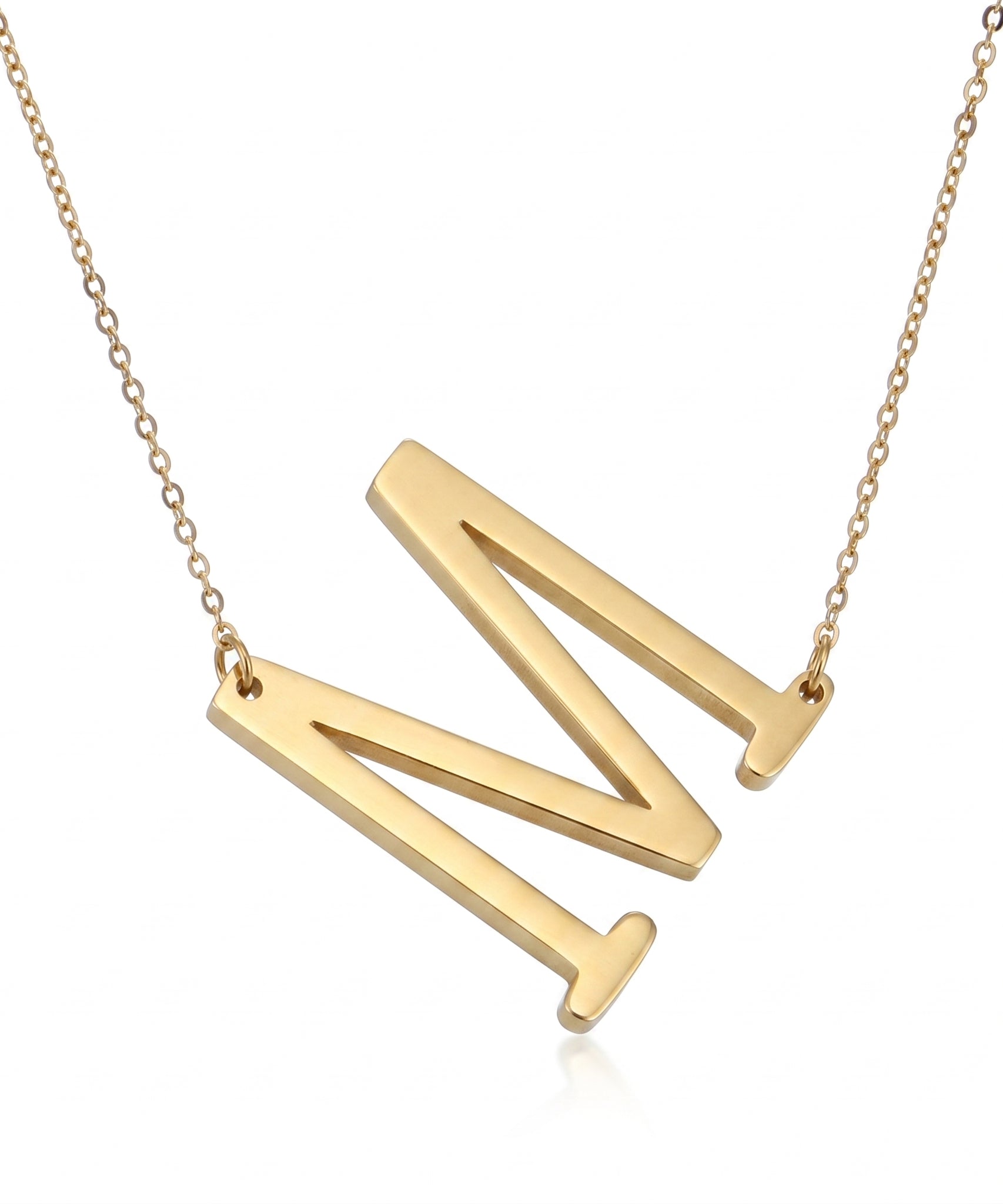 Customized Initial Letter Necklace