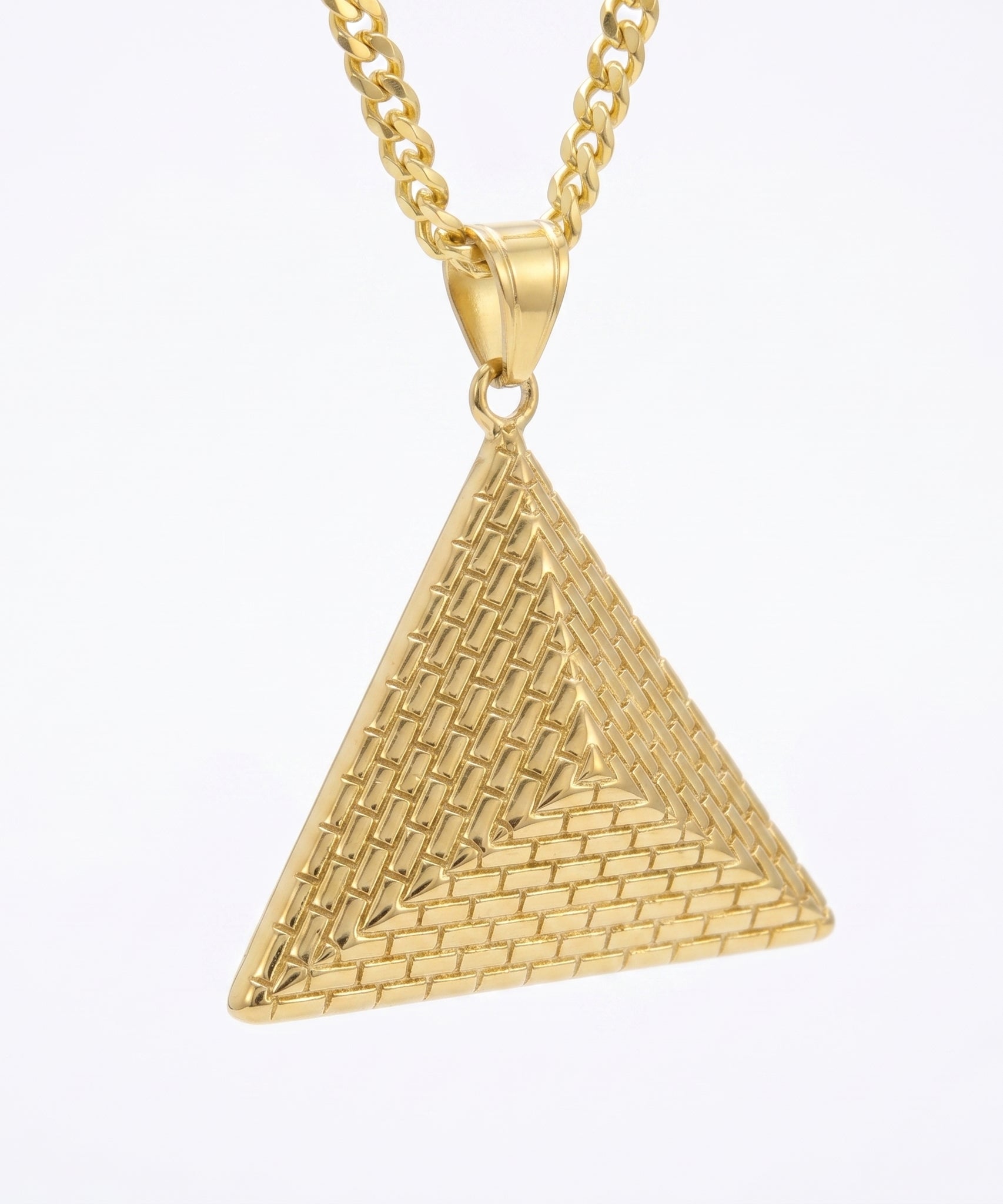 Luxe 3D Pyramid Necklace