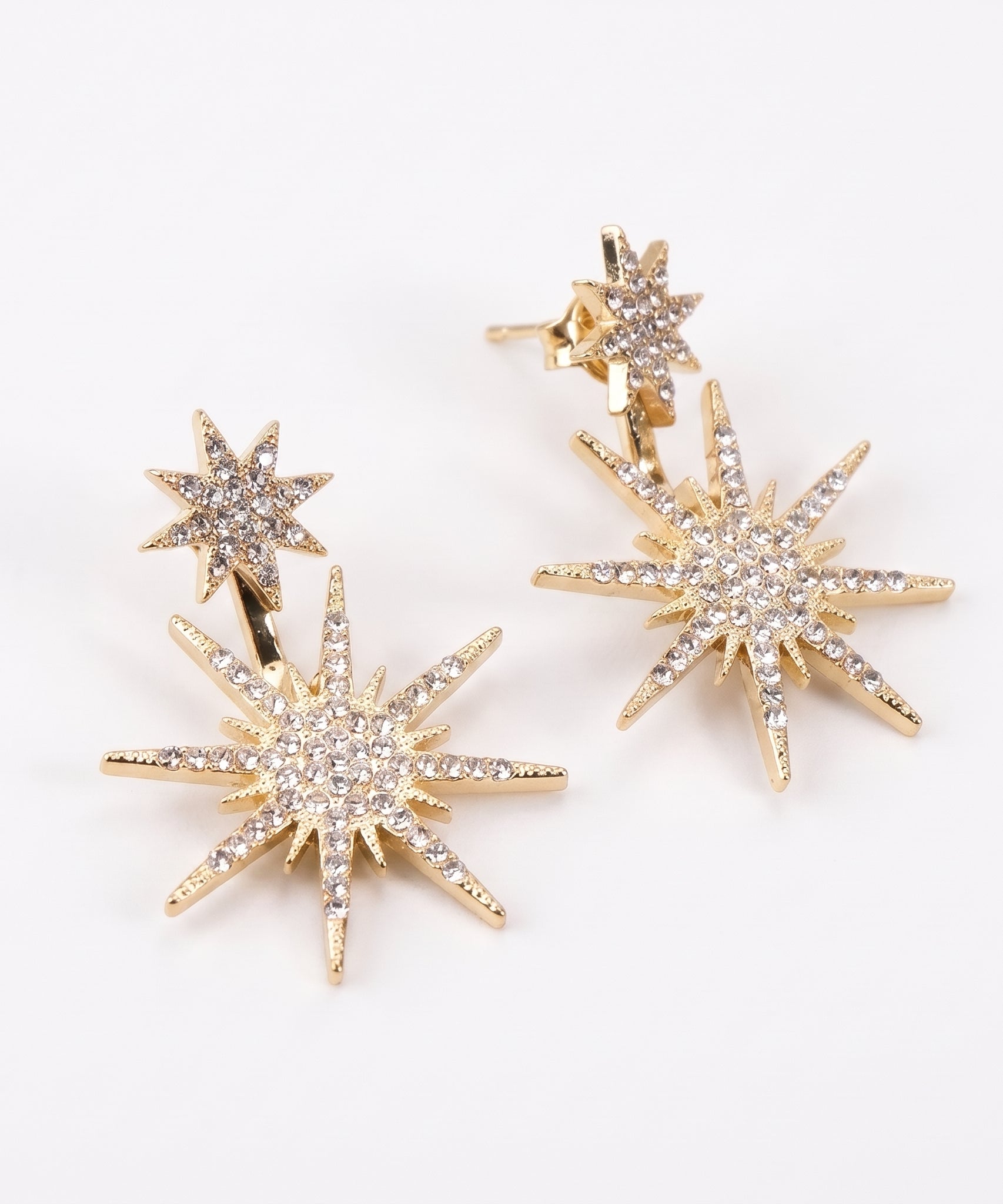 Radiant Double Star Earrings