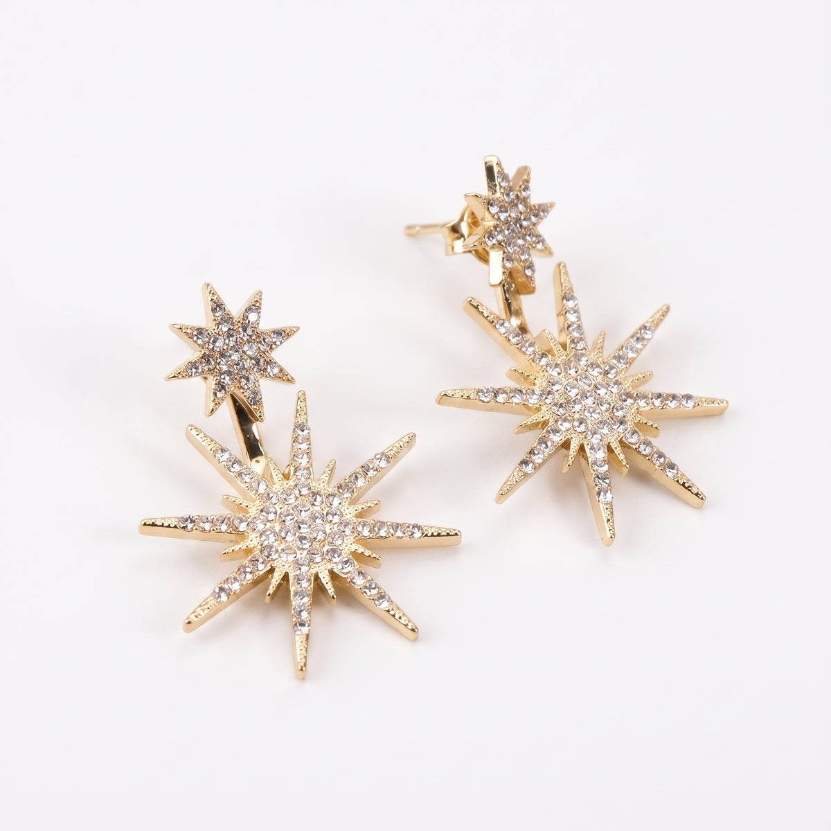 Radiant Double Star Earrings
