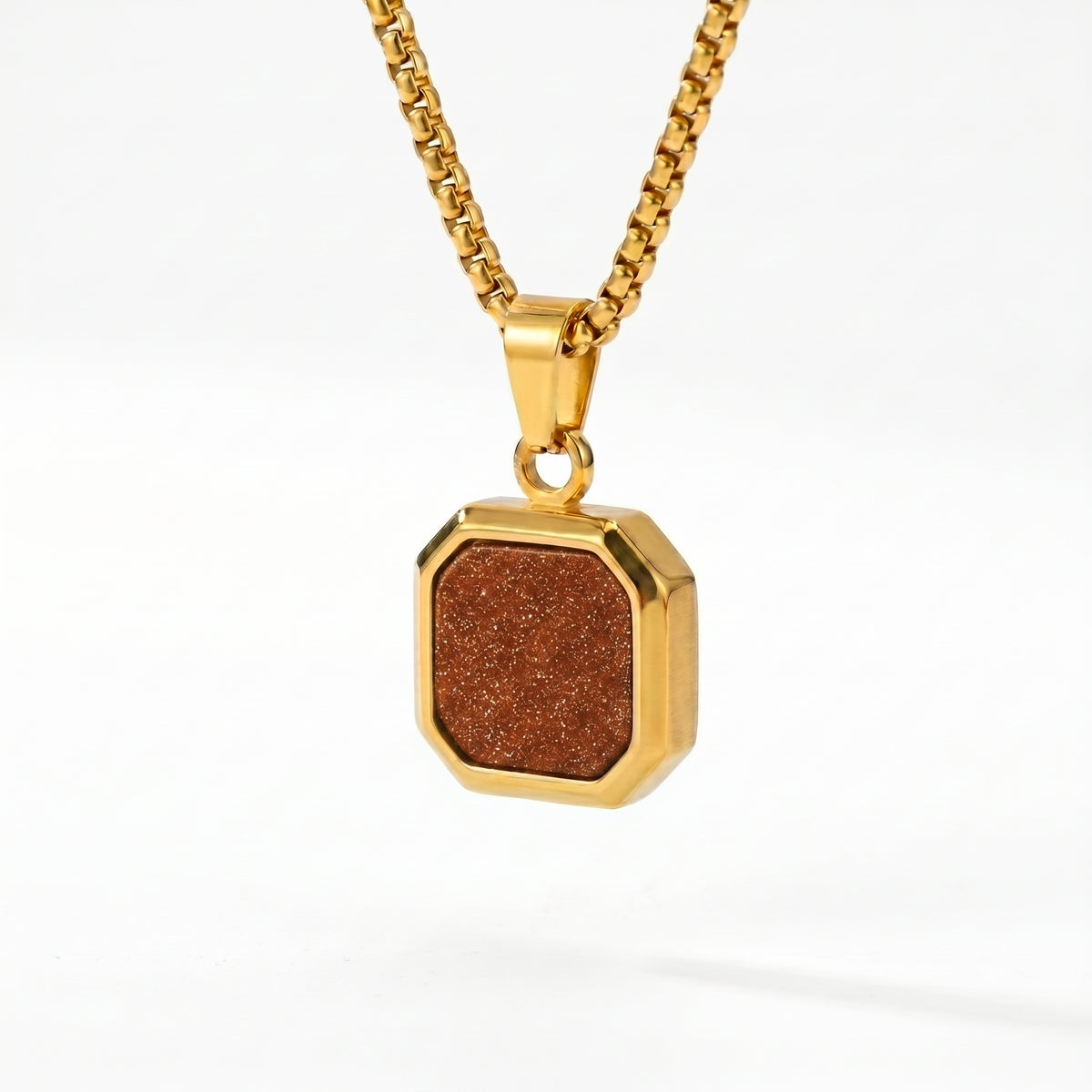 Grounded Square Necklace