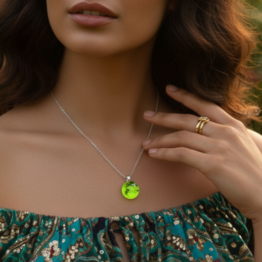 Spherical Sky Cloud Necklace