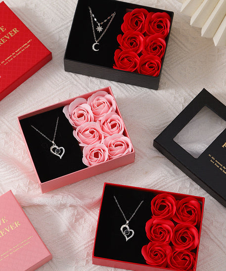 Love Forever Soap Rose Jewelry Box