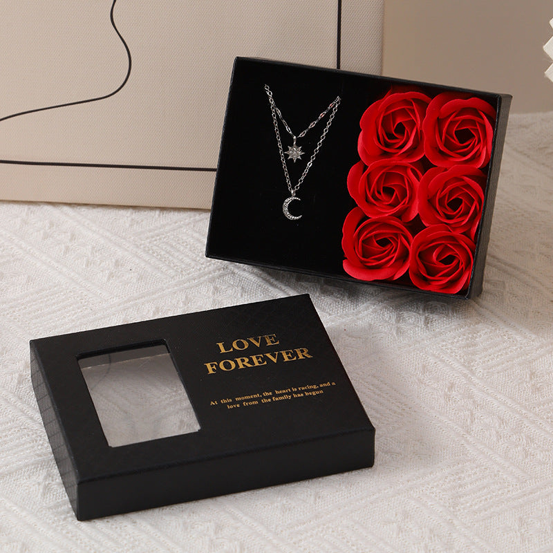 Love Forever Soap Rose Jewelry Box