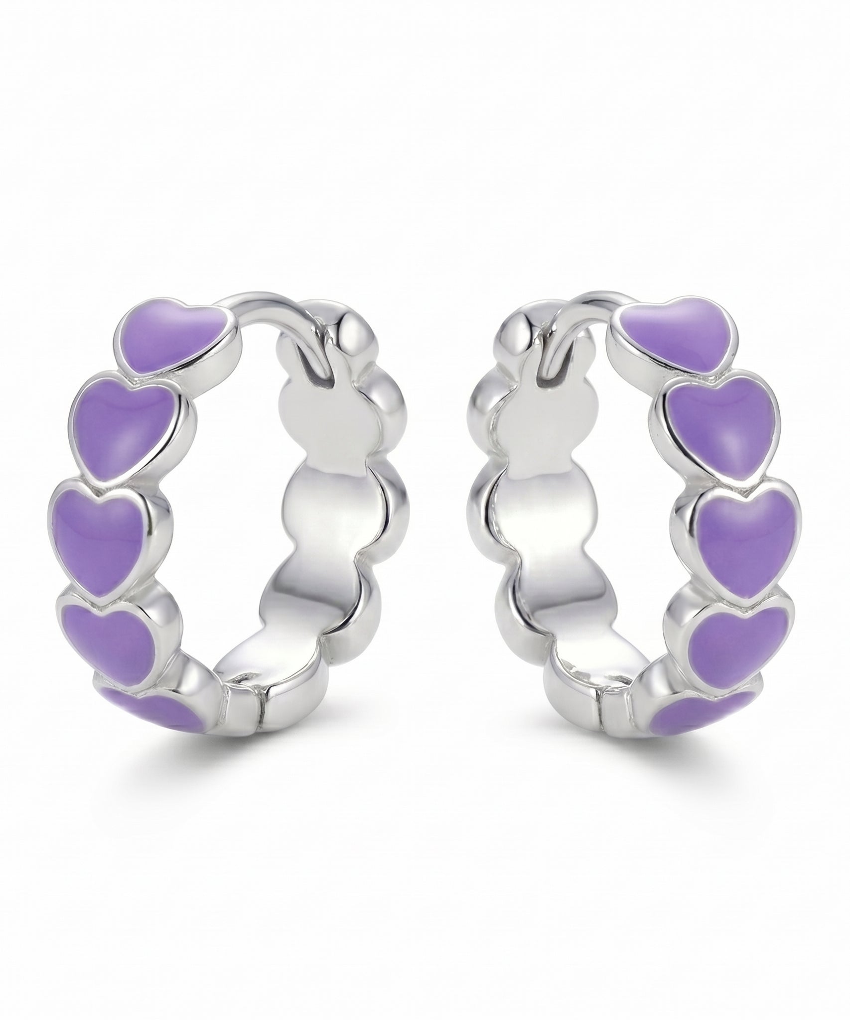 Dainty Heart Shaped Earrings