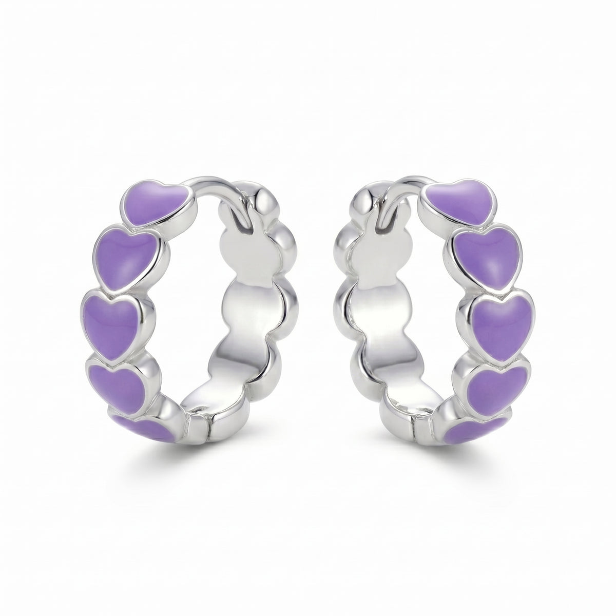 Dainty Heart Shaped Earrings
