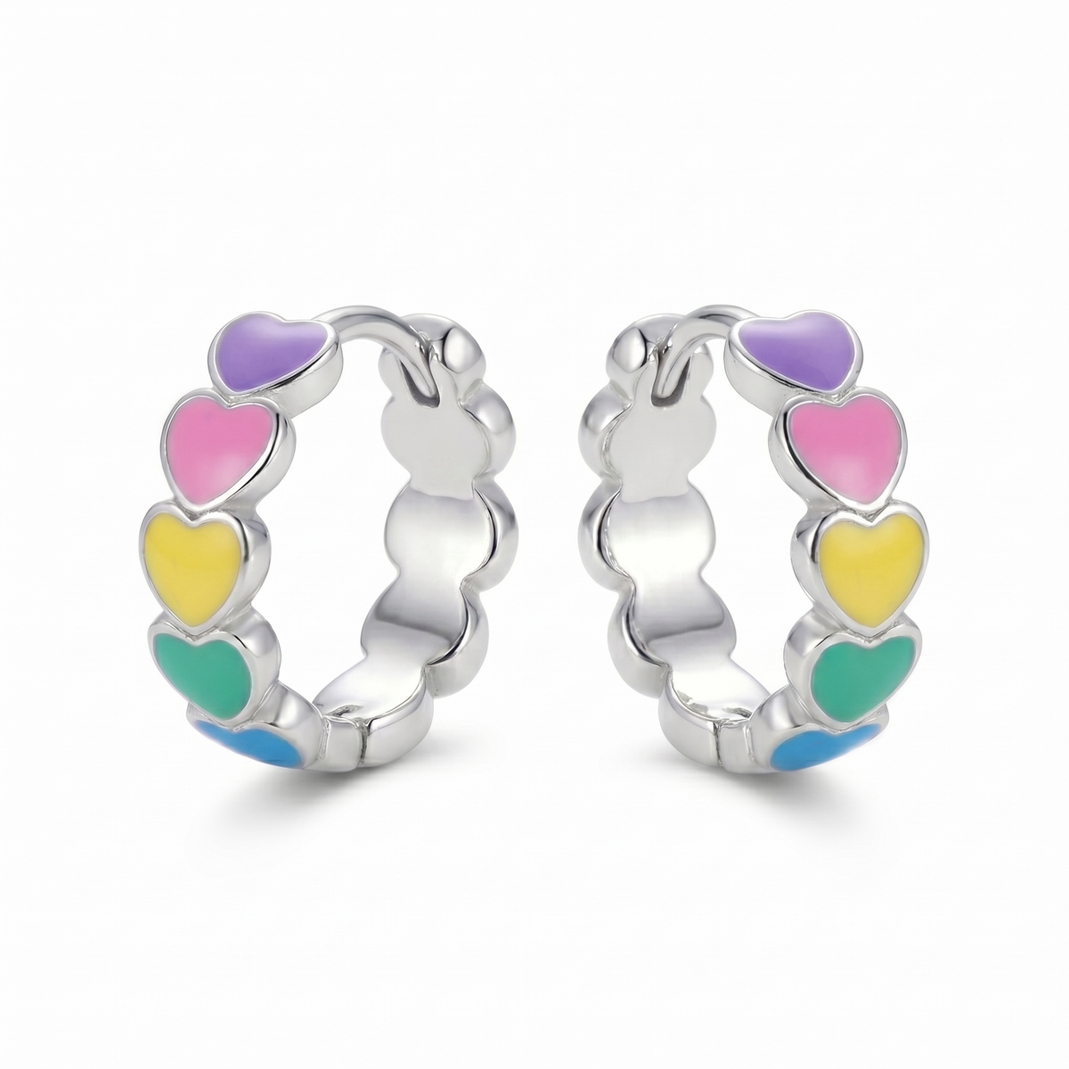 Dainty Heart Shaped Earrings
