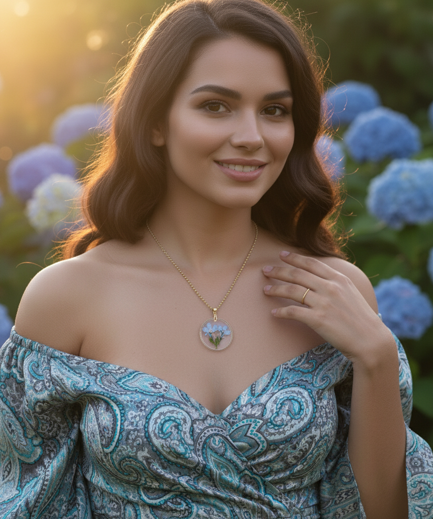 Creative Summer Dried Flower Necklace