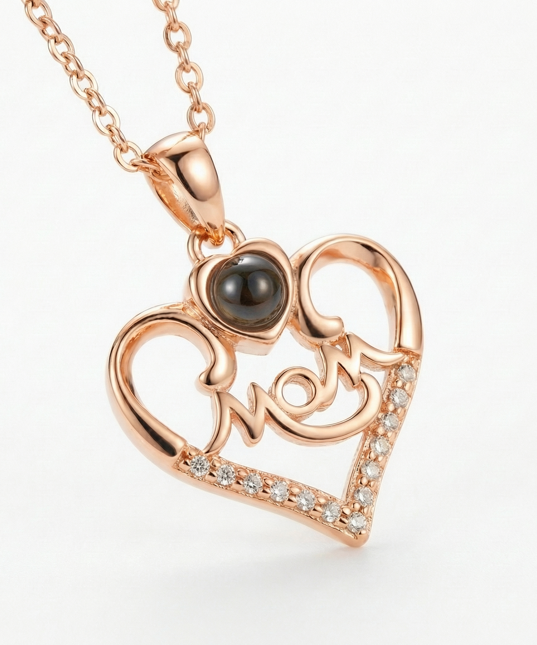 Customized Mom & Family Projection Necklace