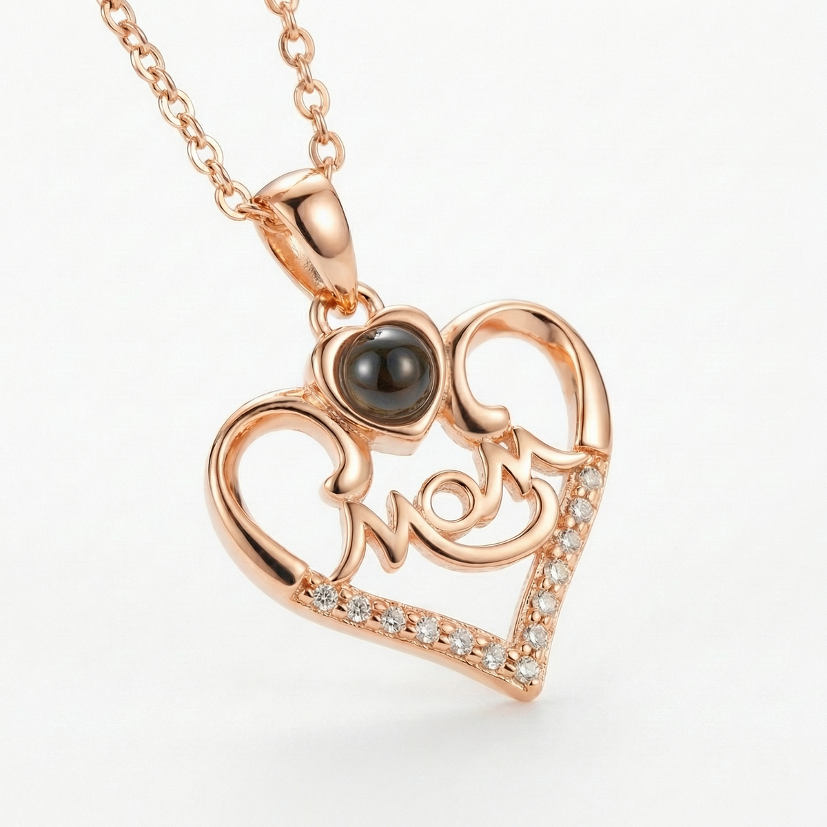 Customized Mom & Family Projection Necklace