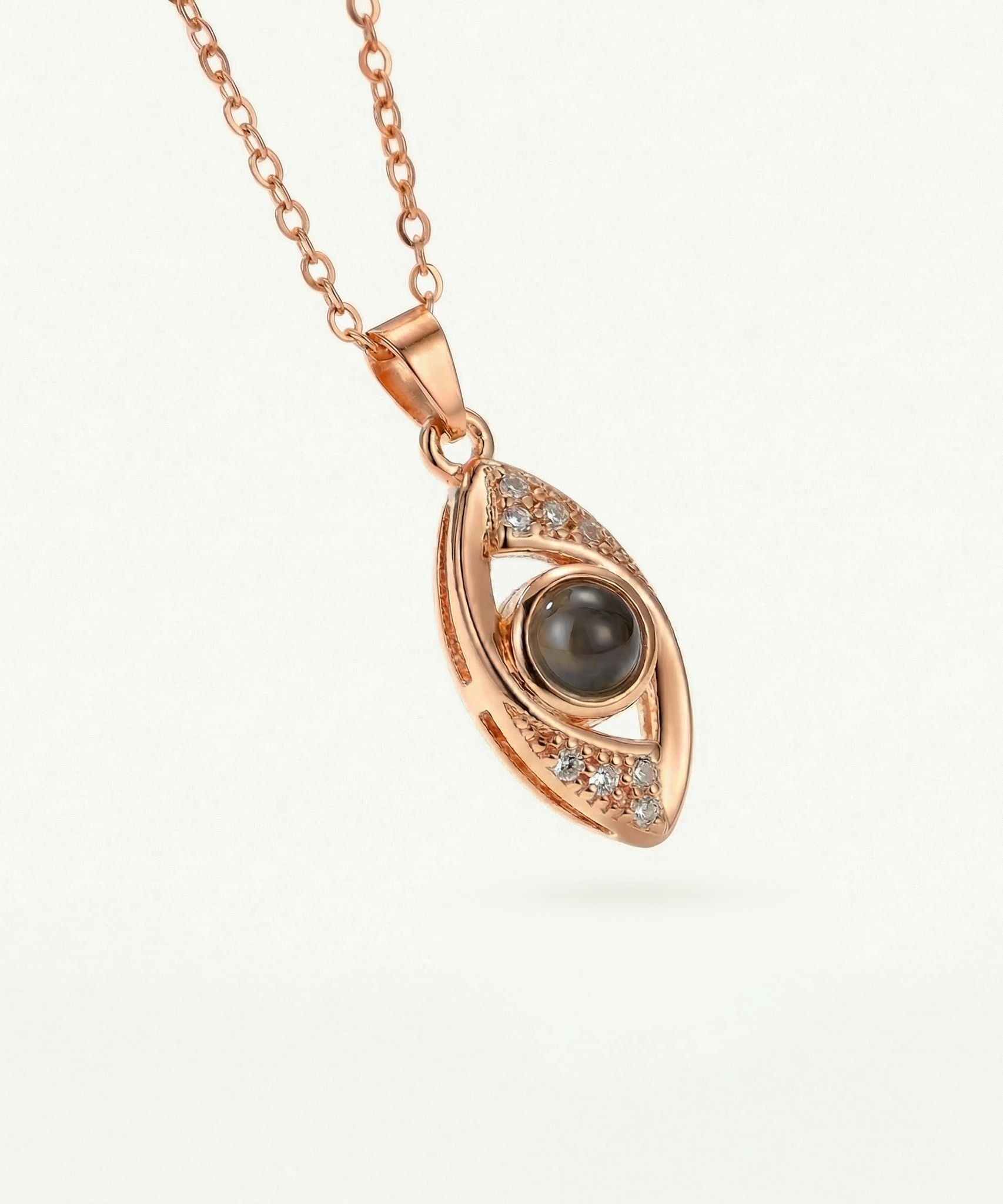 Customized Demon Eye Projection Necklace Pendant