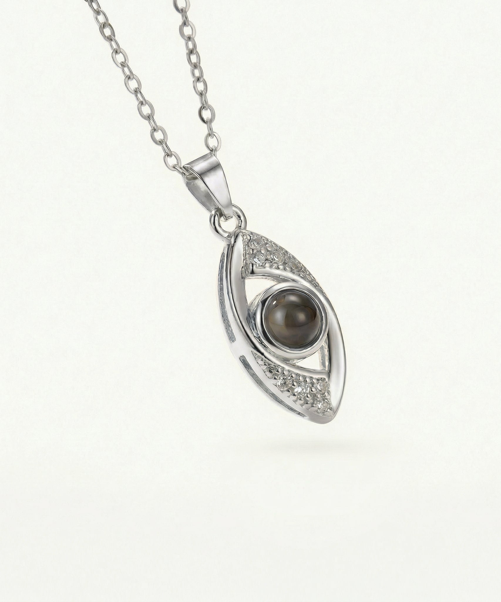 Customized Demon Eye Projection Necklace Pendant