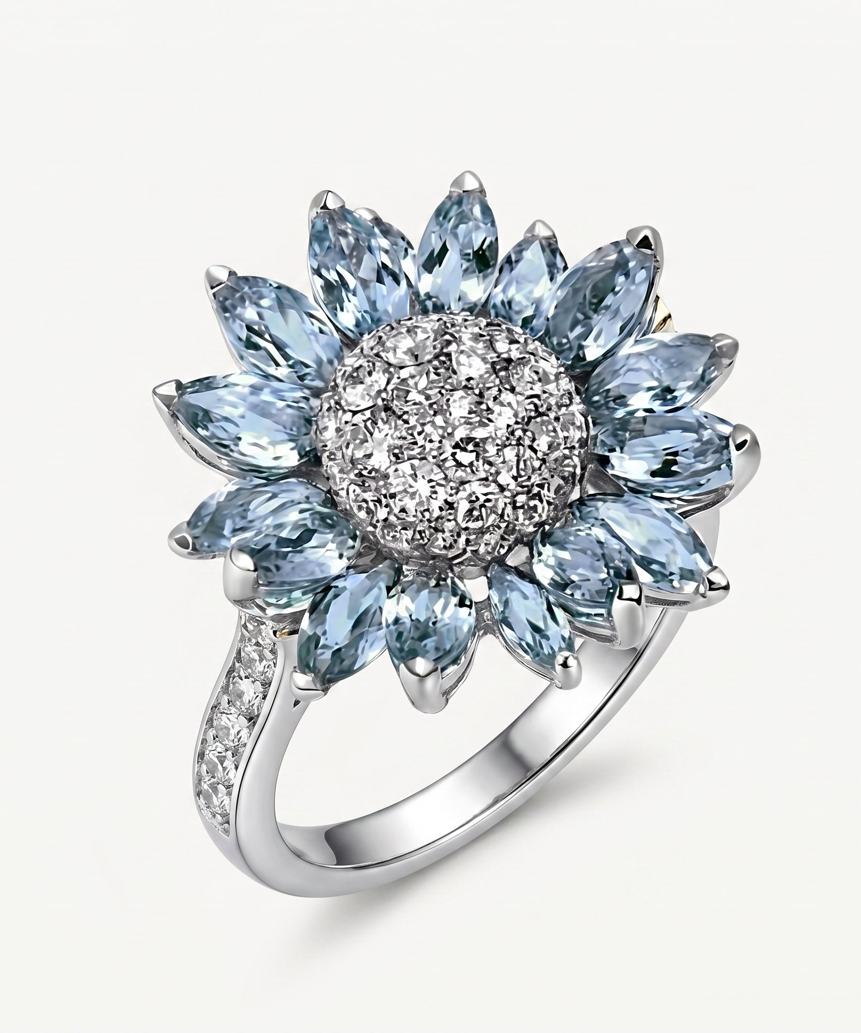 Everlasting Spring Sunflower Ring