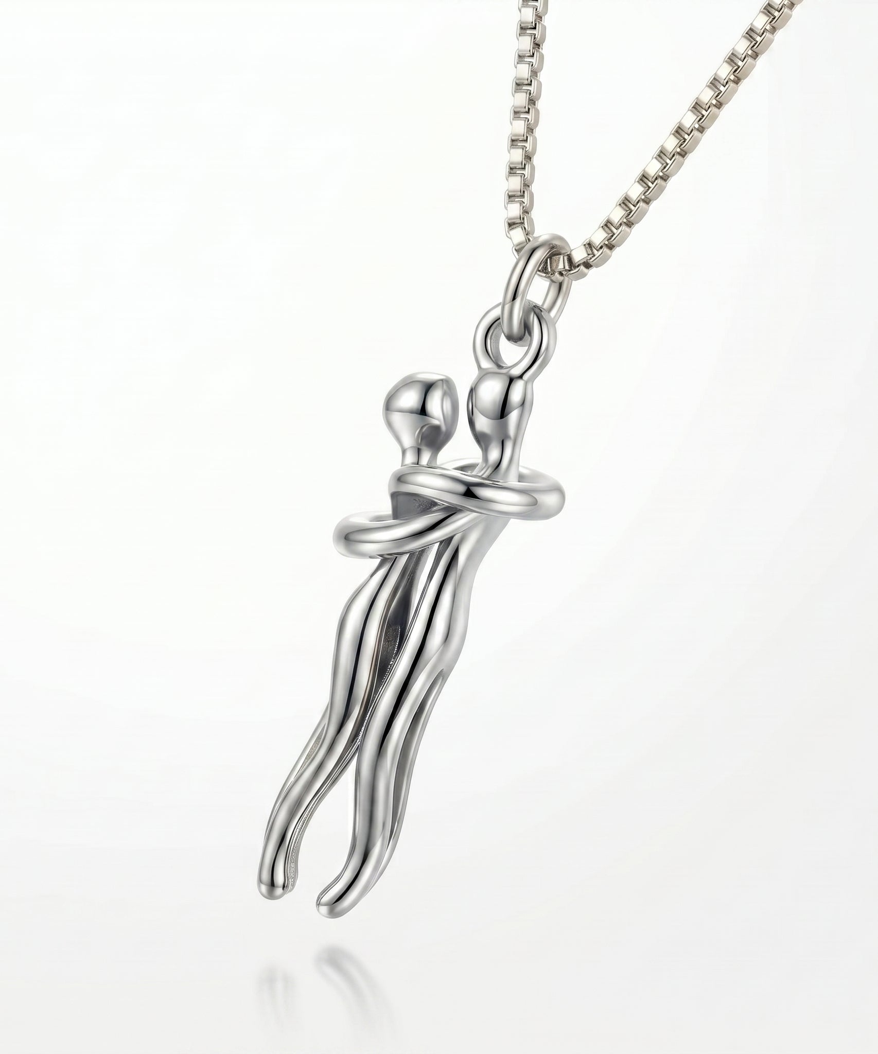Passion Loving Couple Hugging Necklace
