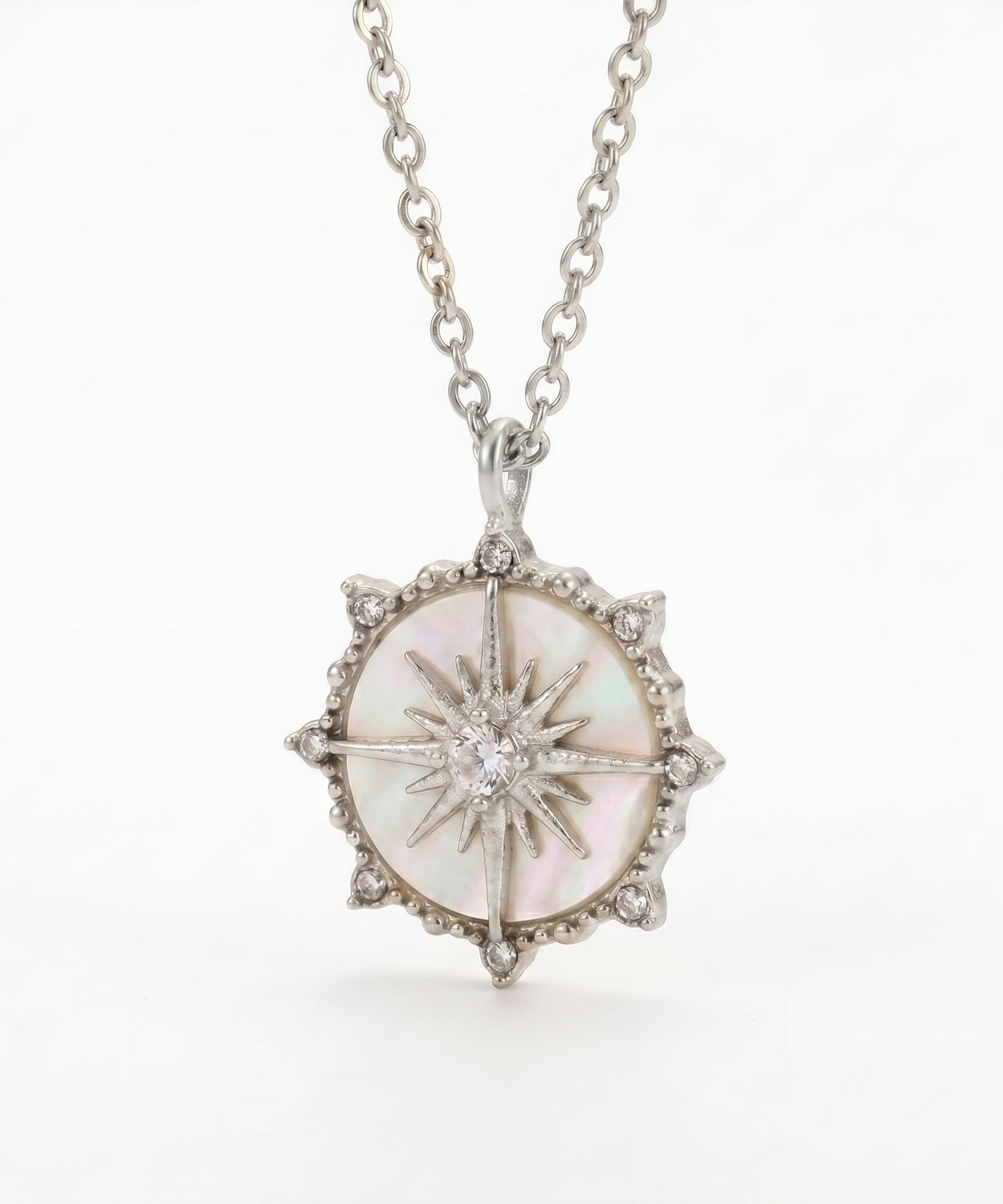 Sunlit Compass Necklace