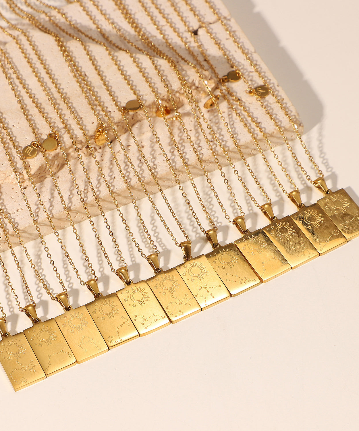 Zodiac Constellation Panel Necklace