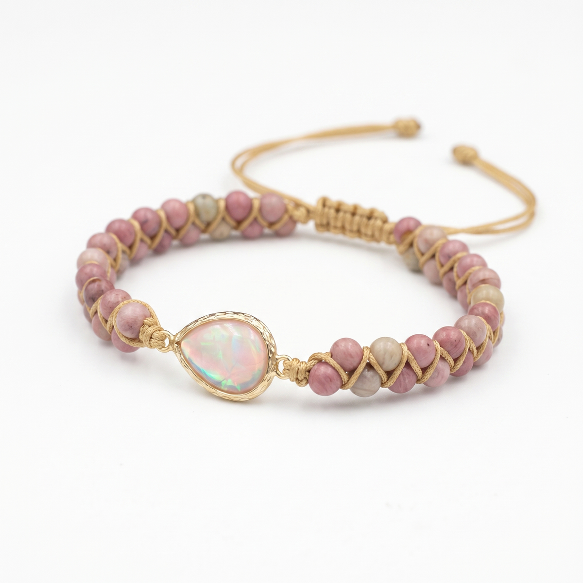 Natural & Exquisite Round Crystal Bracelet