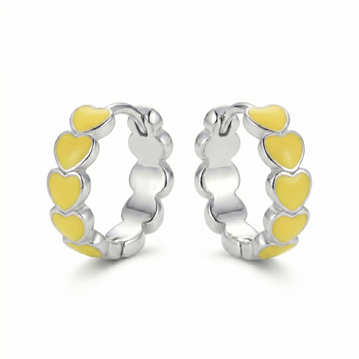 Dainty Heart Shaped Earrings