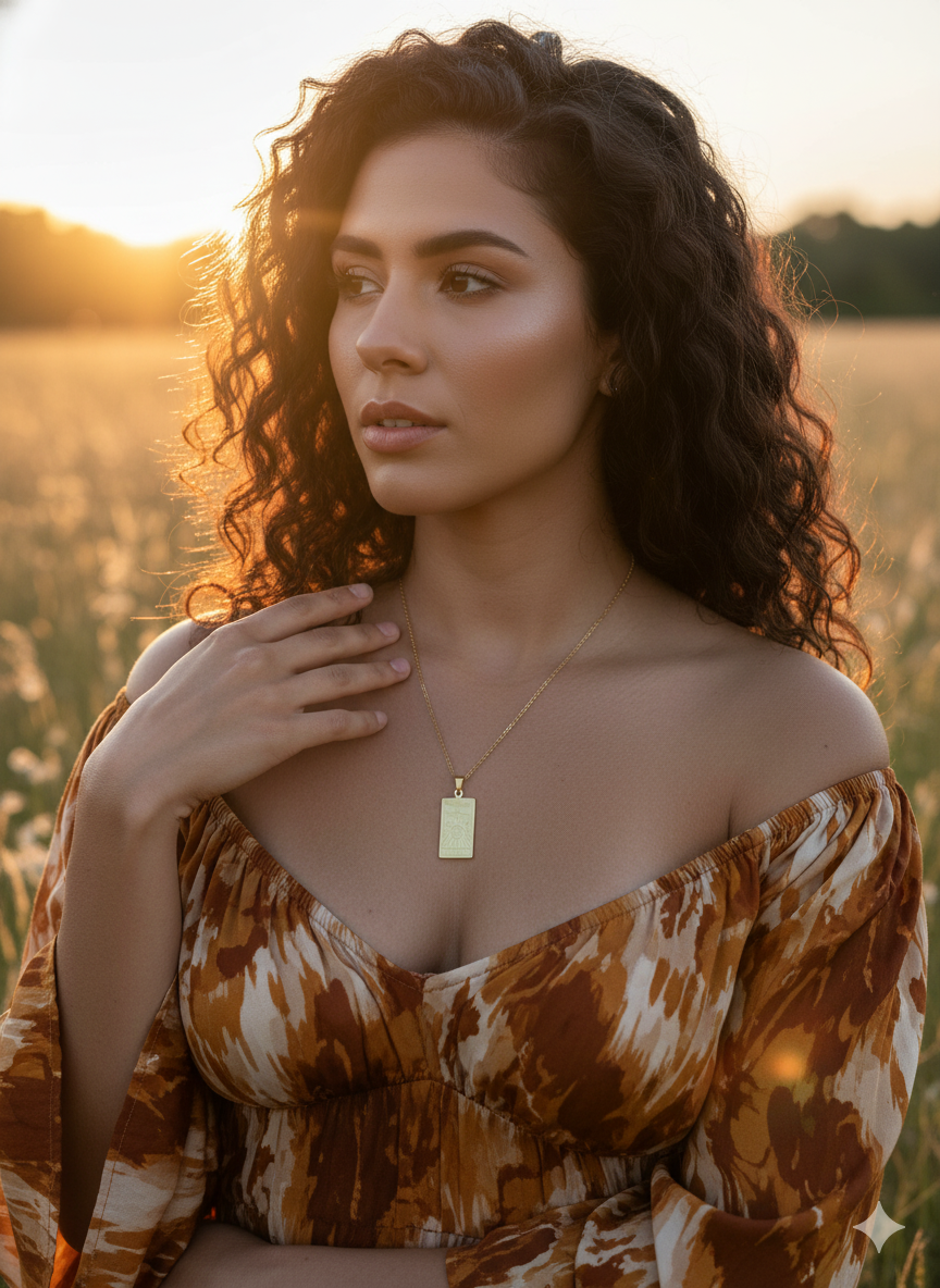 Constellation Engraved Clavicle Necklace