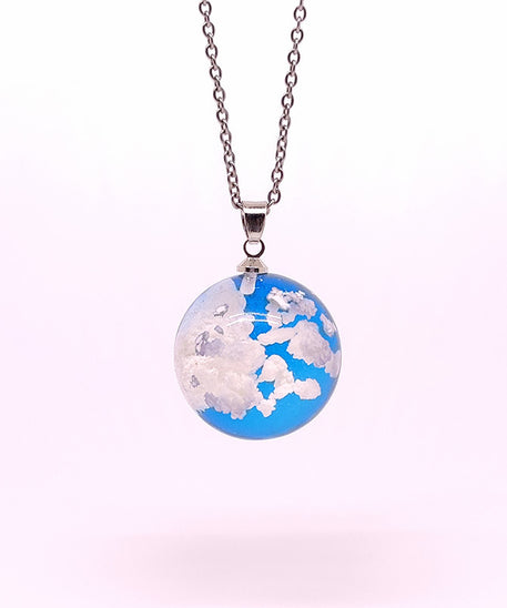 Spherical Sky Cloud Necklace