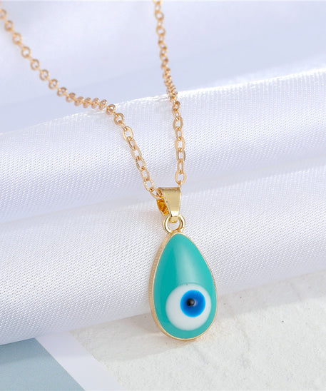 Lucky Eye Drop Necklace