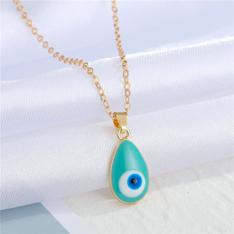 Lucky Eye Drop Necklace