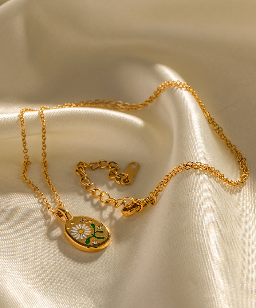Blooming Wild Daisy Necklace