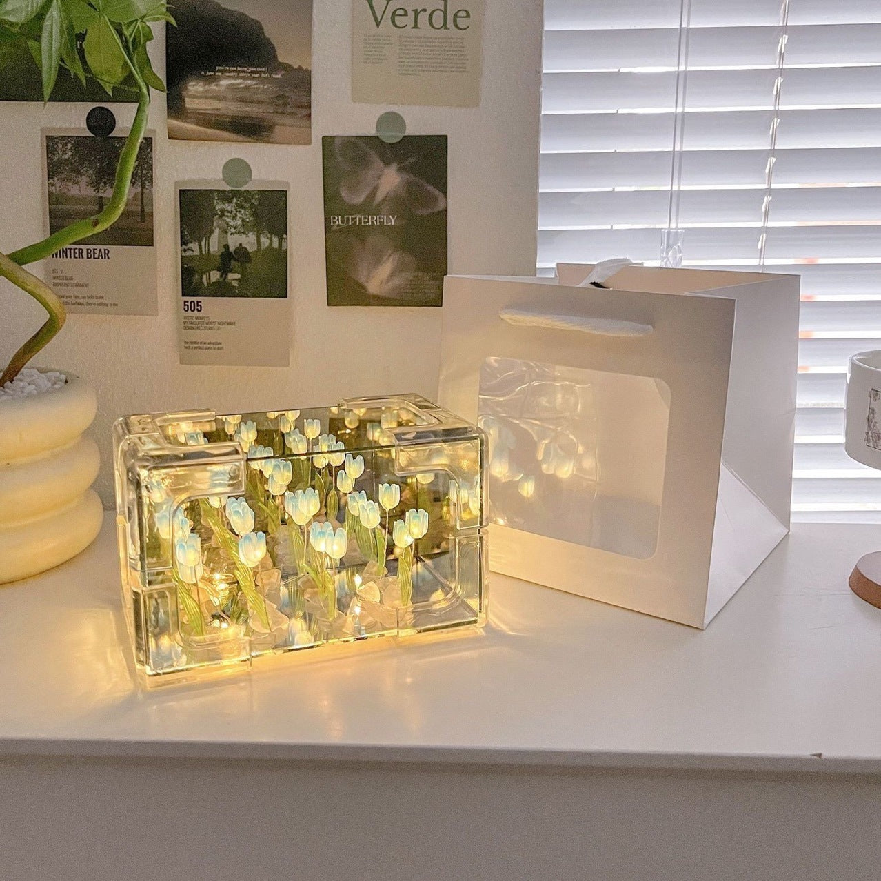 Glow Tulip Flower Night Lamp