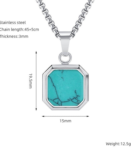 Grounded Square Necklace