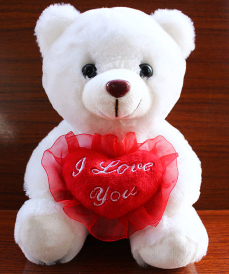 "I Love You" Colorful Bear Recording Hug Plush