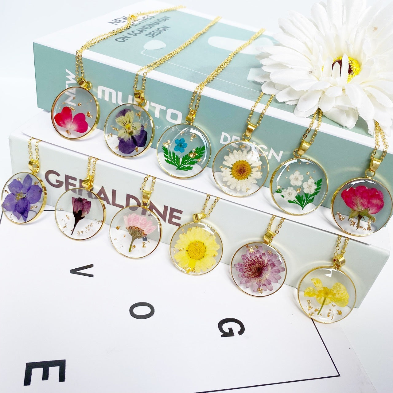 Ethereal Dried Flower Necklace