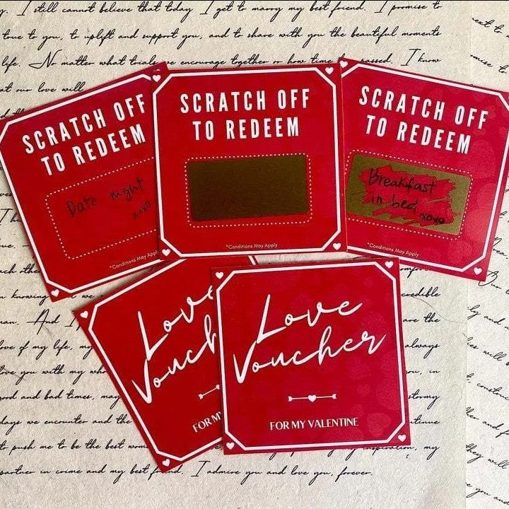 Love Scratch-off Custom DYI Gift Pouch