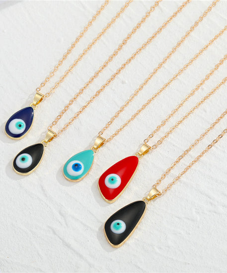 Lucky Eye Drop Necklace
