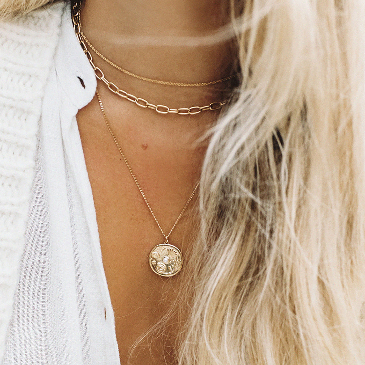 Sea Touched Artistic Necklace