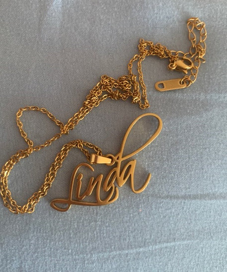 Personalized Handwritten Name Necklace