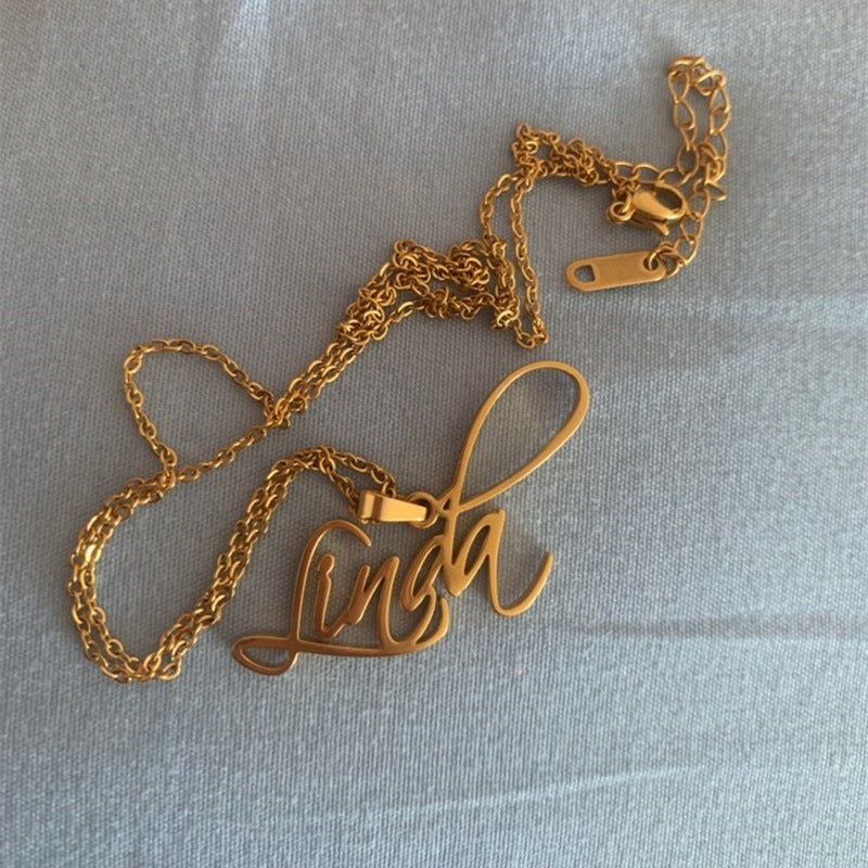 Personalized Handwritten Name Necklace