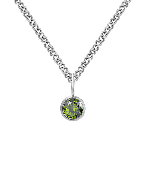 Prismatic Diamond Birthstone Necklace