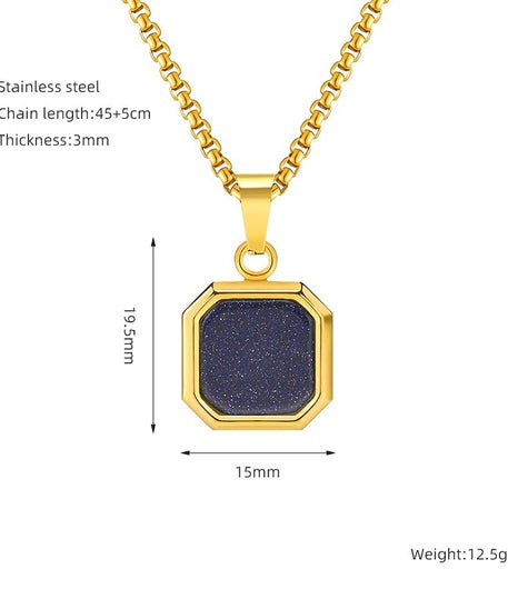 Grounded Square Necklace