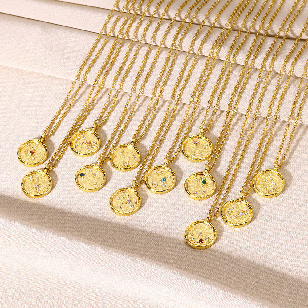 Brilliant Constellation Star Map Necklace