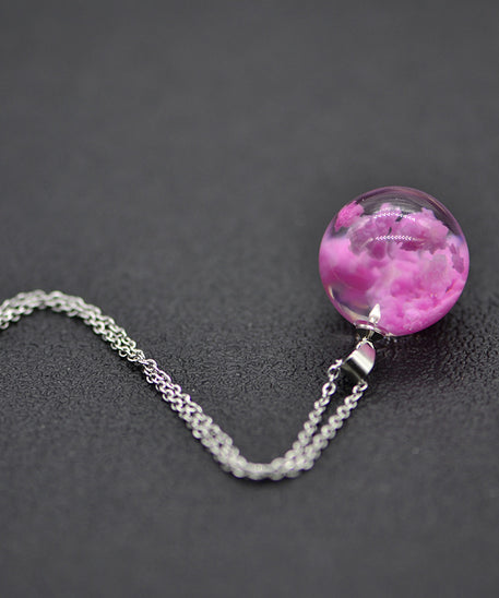 Spherical Sky Cloud Necklace