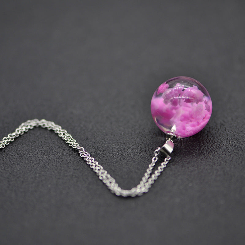 Spherical Sky Cloud Necklace