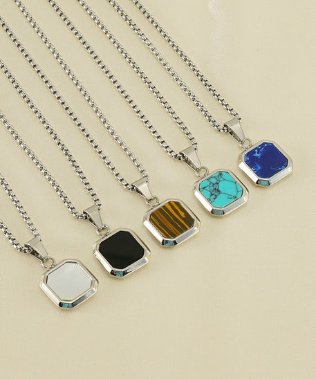 Grounded Square Necklace