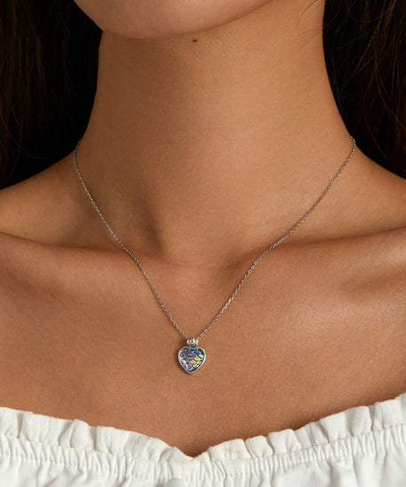 Flourishing Heart Scales Necklace