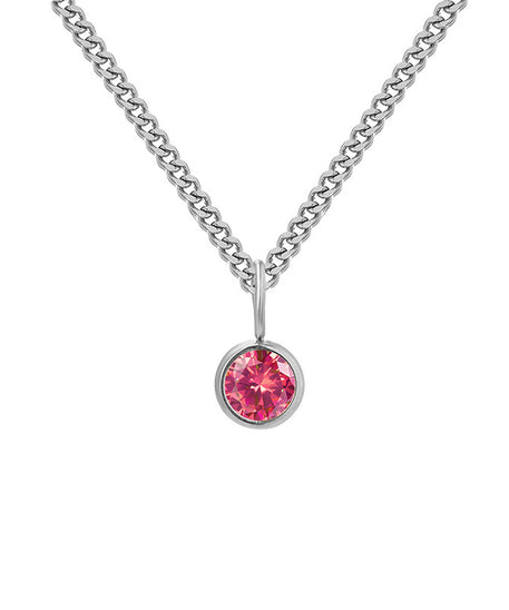 Prismatic Diamond Birthstone Necklace