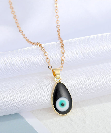 Lucky Eye Drop Necklace