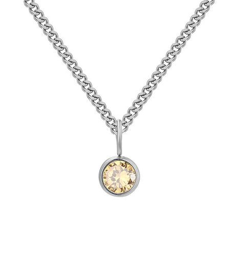 Prismatic Diamond Birthstone Necklace
