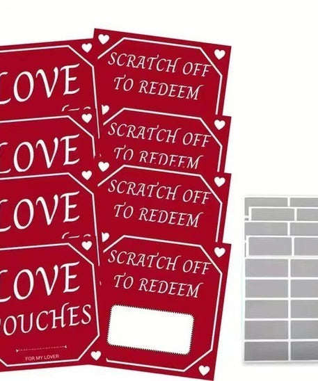 Love Scratch-off Custom DYI Gift Pouch