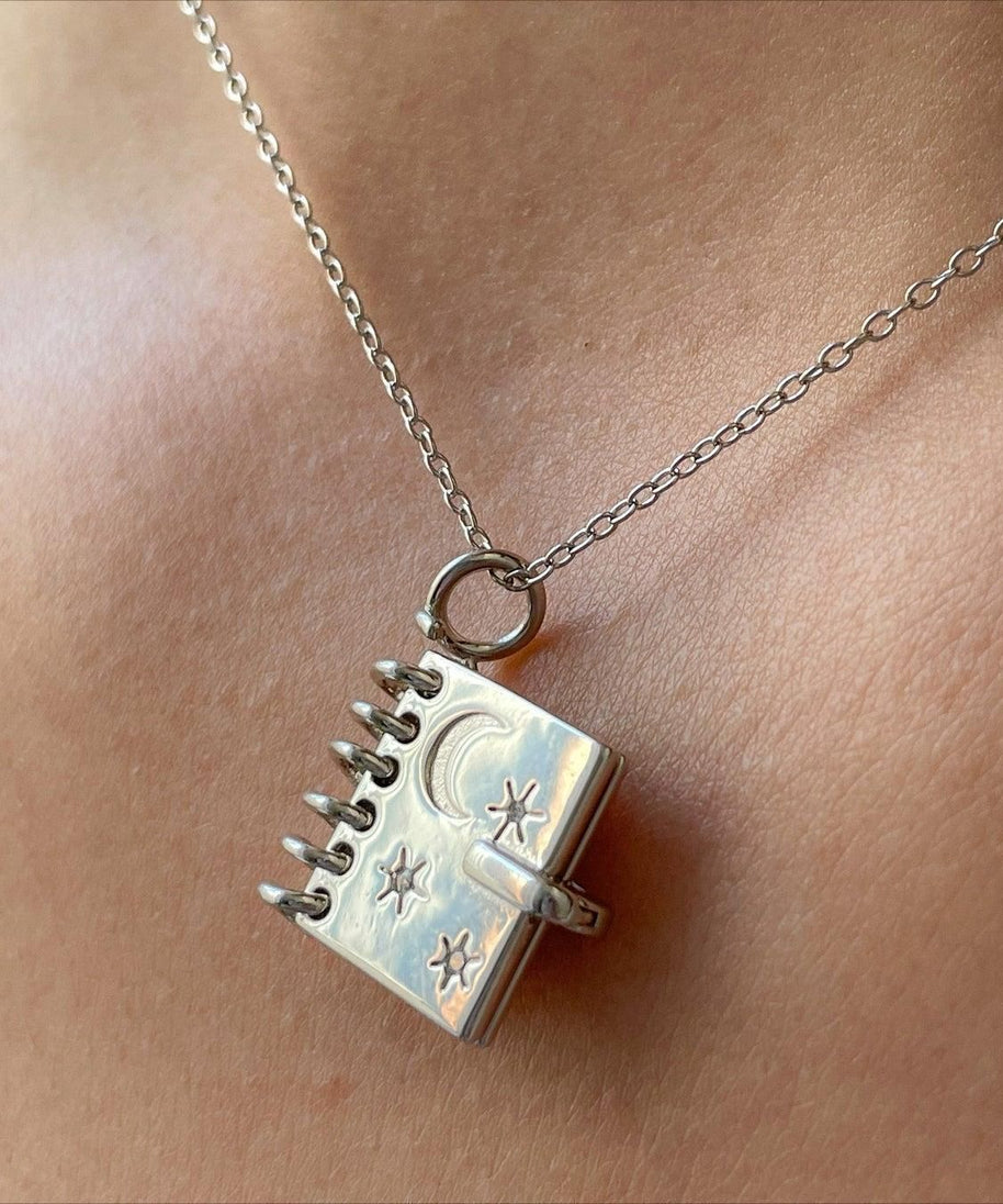 Skybound Openable Love Book-shaped Necklace