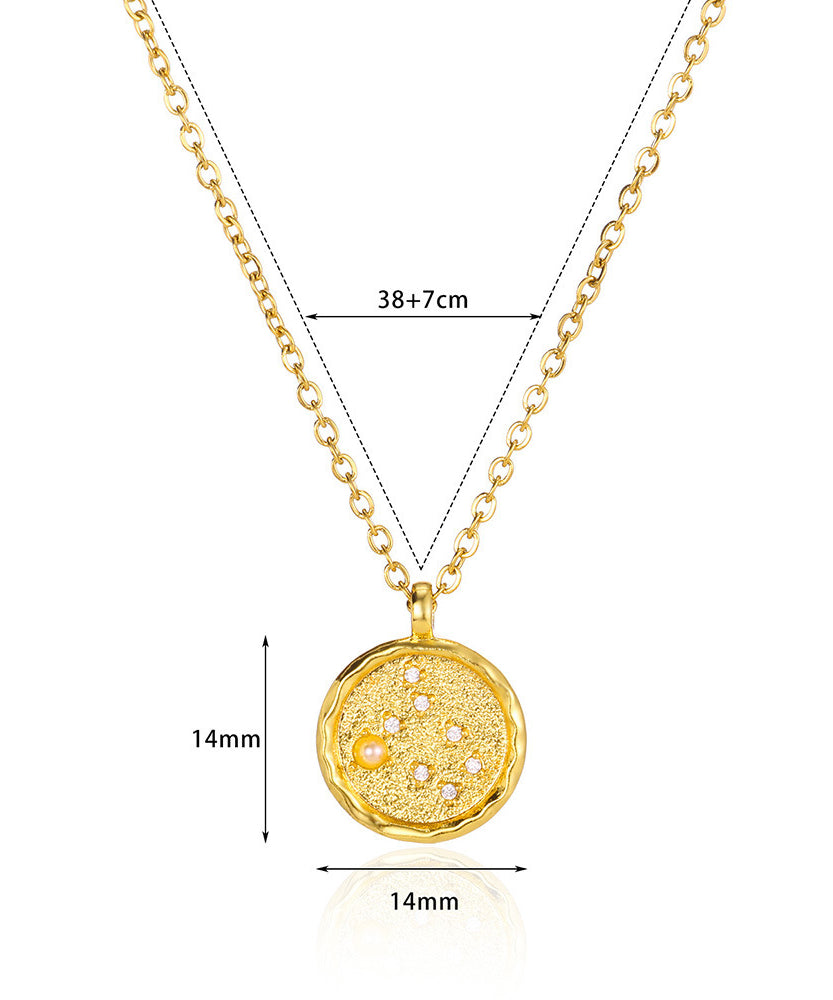 Brilliant Constellation Star Map Necklace