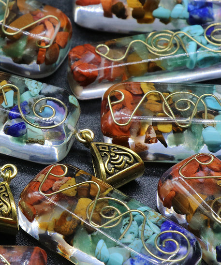 Earthbound Colorful Gravel Necklace